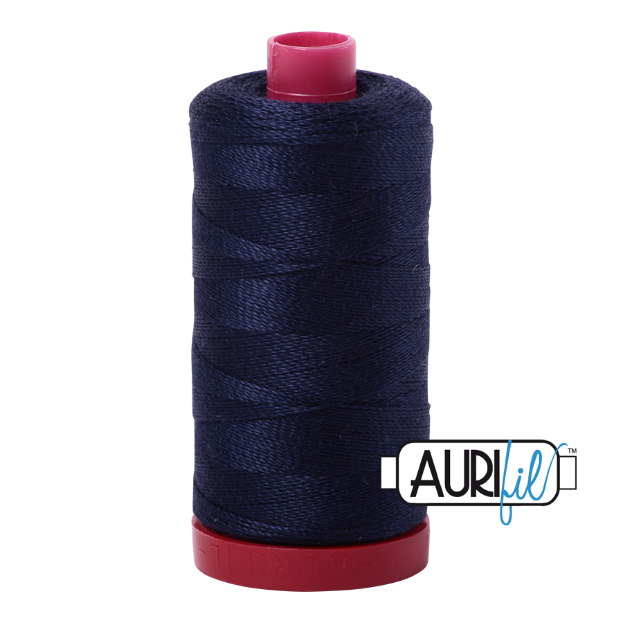 Aurifil 12wt -Very Dark Navy