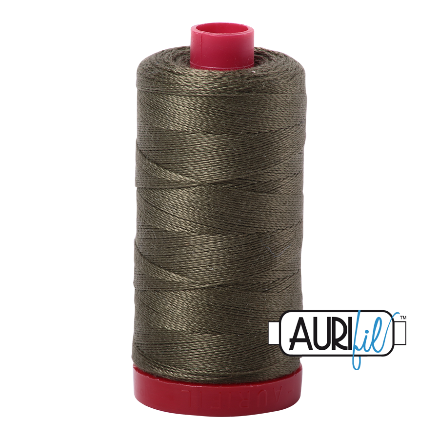 Aurifil 12wt - Army Green