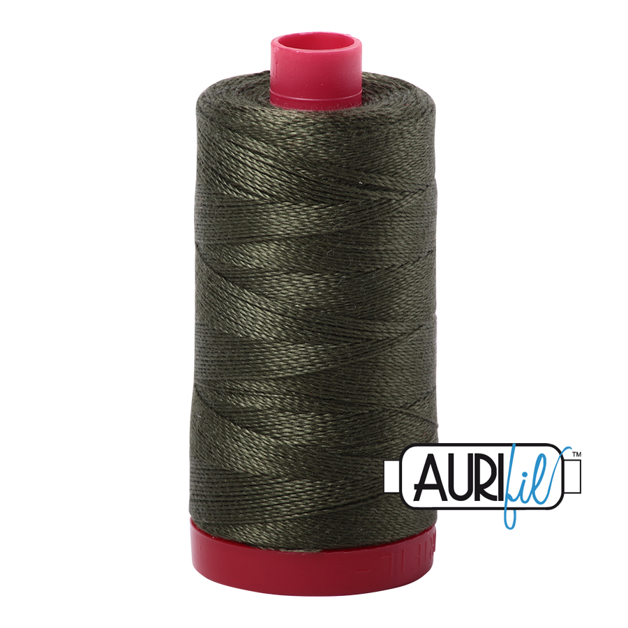 Aurifil 12wt - Dark Green