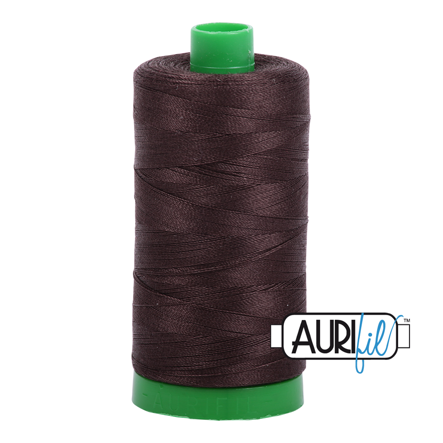 Aurifil 40wt - Very Dark Bark
