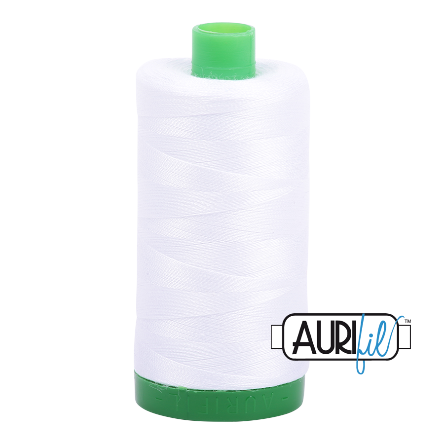 Aurifil 40wt - White