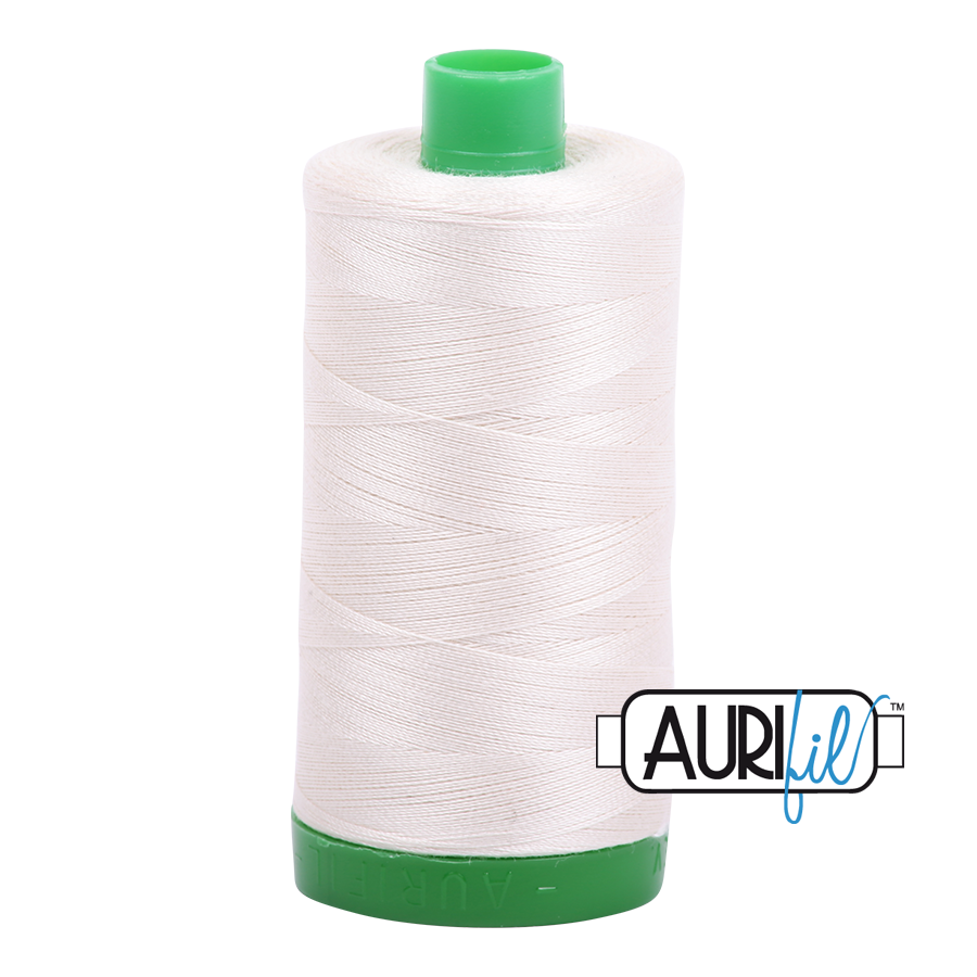 Aurifil 40wt - Silver White