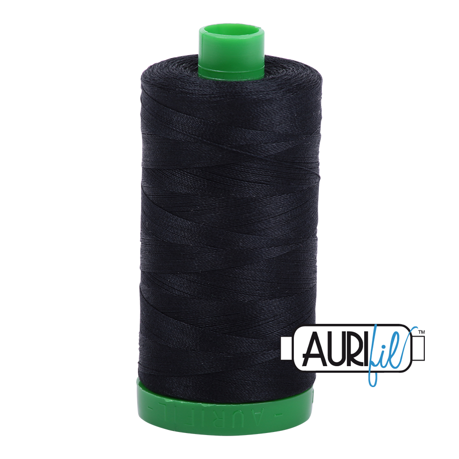 Aurifil 40wt - Black