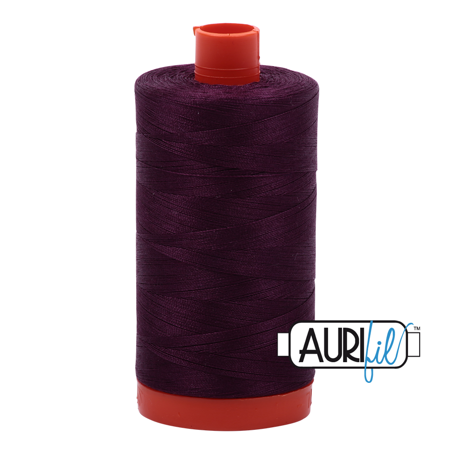 Aurifil 50wt - Very Dark Eggplant