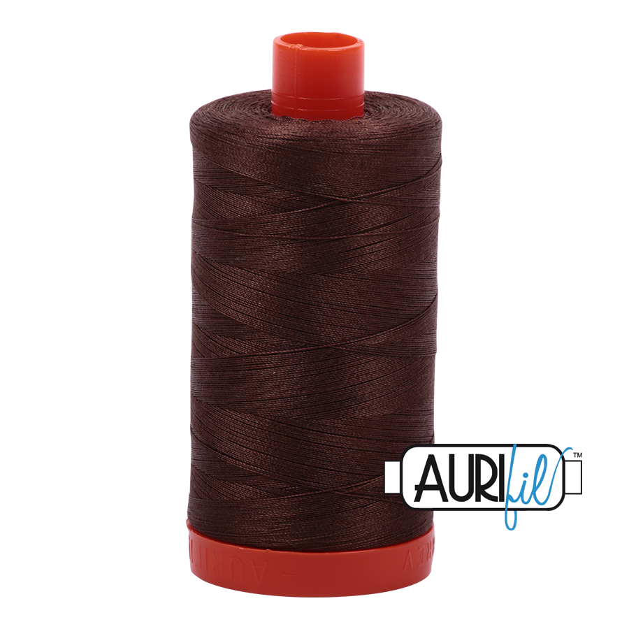 Aurifil 50wt - Medium Bark