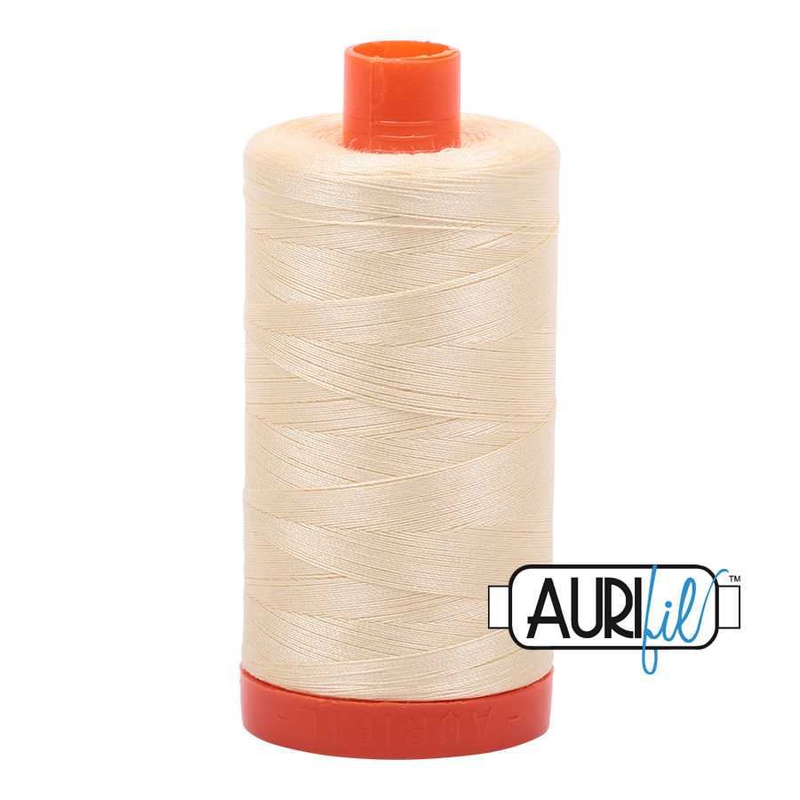 Aurifil 50wt - Light Lemon