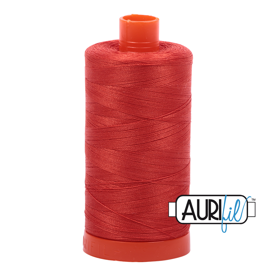 Aurifil 50wt - Red Orange
