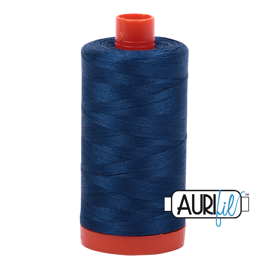 Aurifil 50wt - Medium Delft Blue