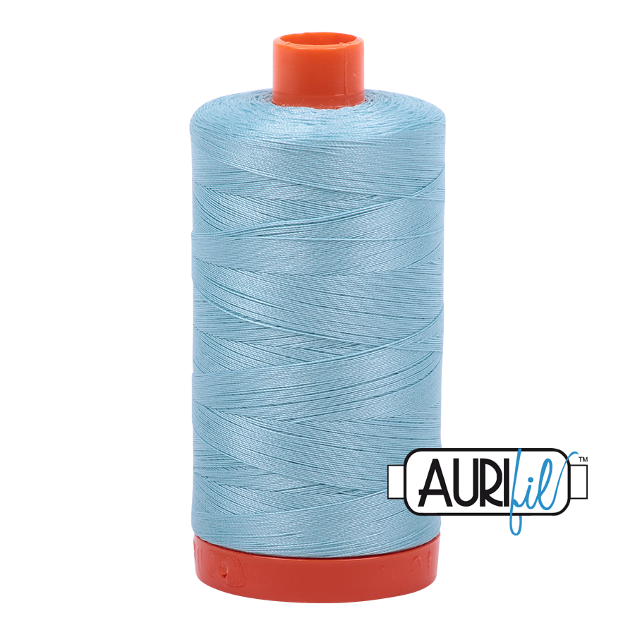 Aurifil 50wt - Light Grey Turquoise