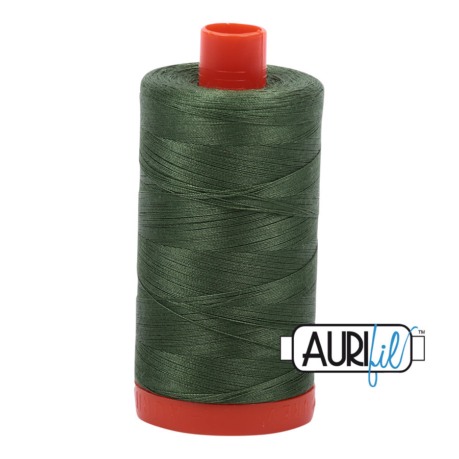 Aurifil 50wt - Very Dark Grass Green