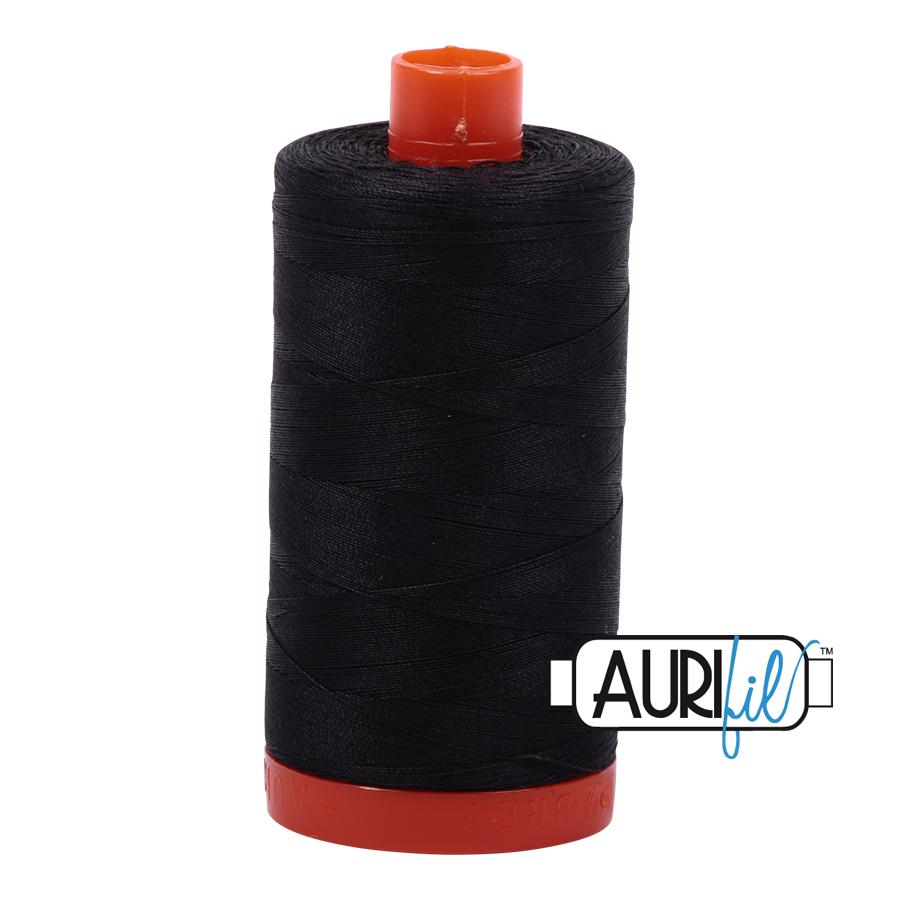 Aurifil 50wt - Very Dark Grey