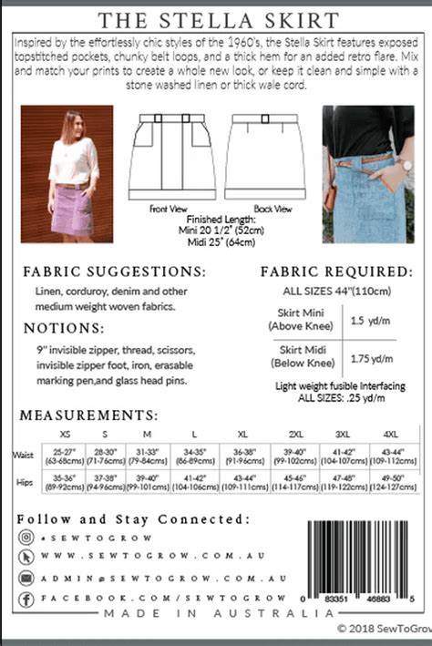 Stella Skirt Pattern