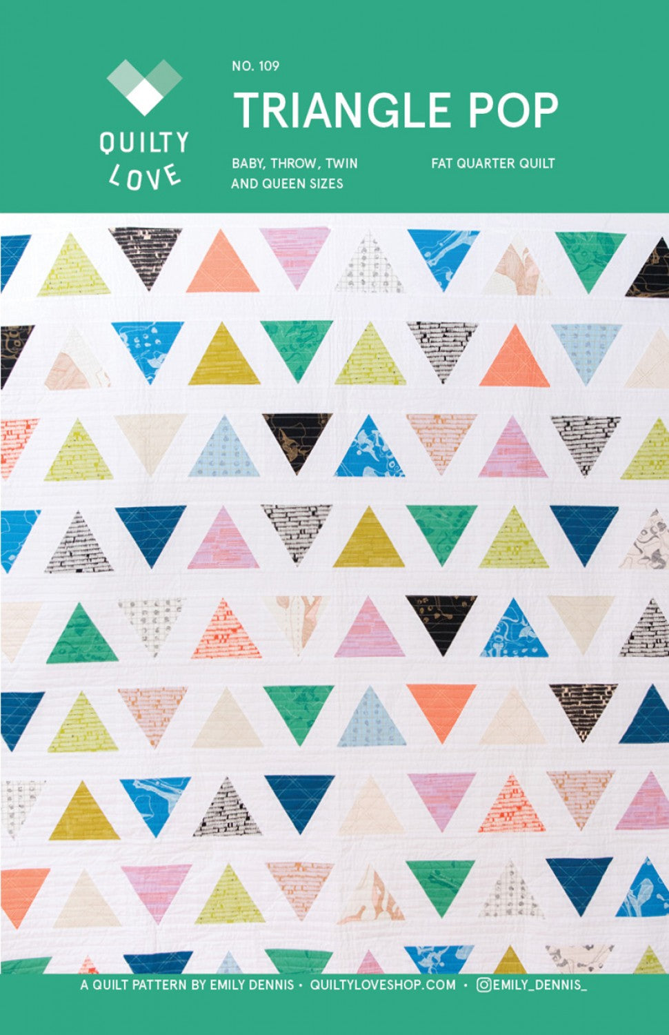 Triangle Pop Quilt Pattern