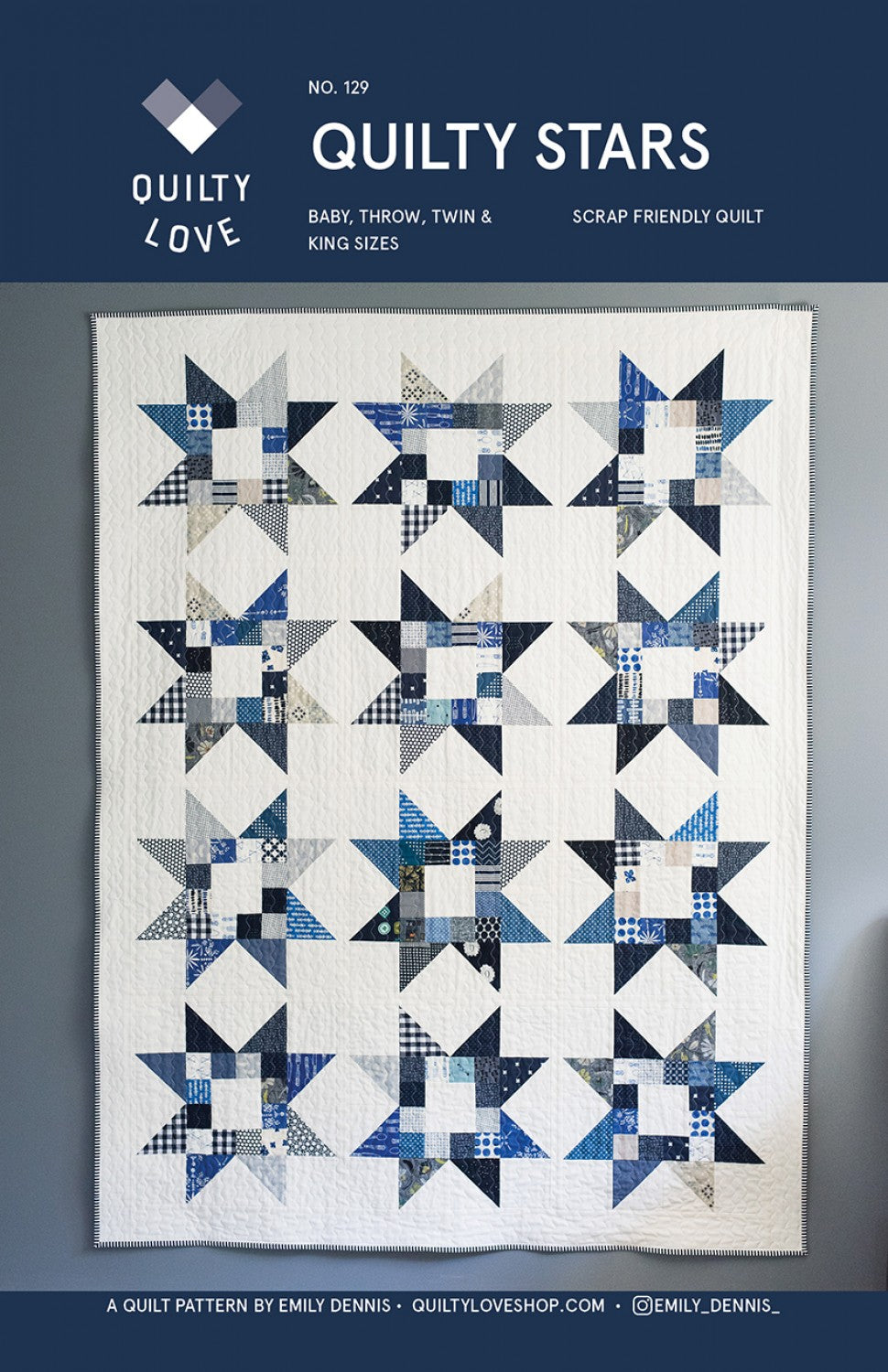 Quilty Stars Quilt Pattern