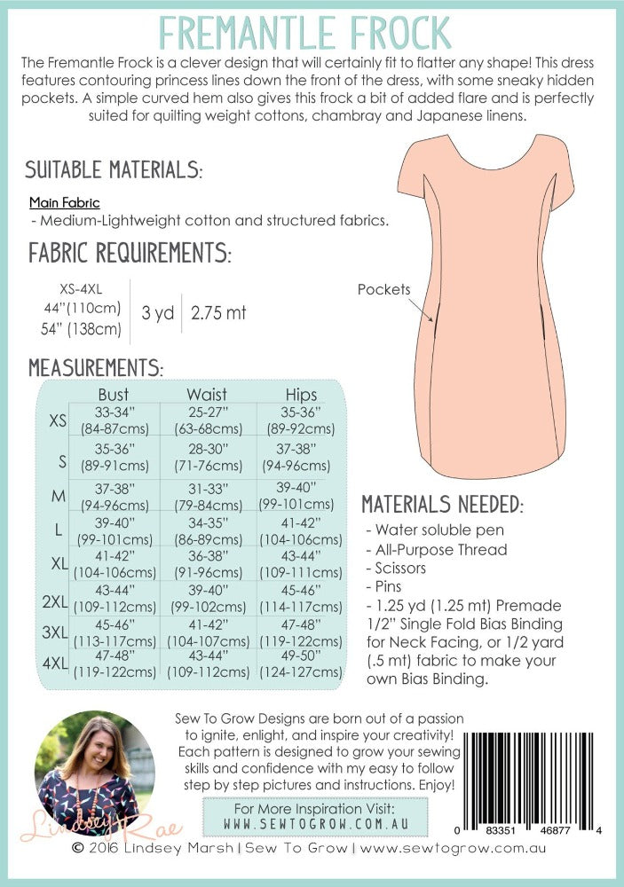 Fremantle Frock Pattern