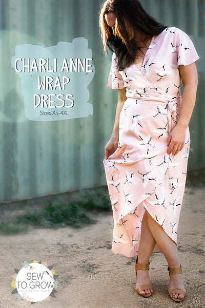 Charli Anne Wrap Dress Pattern