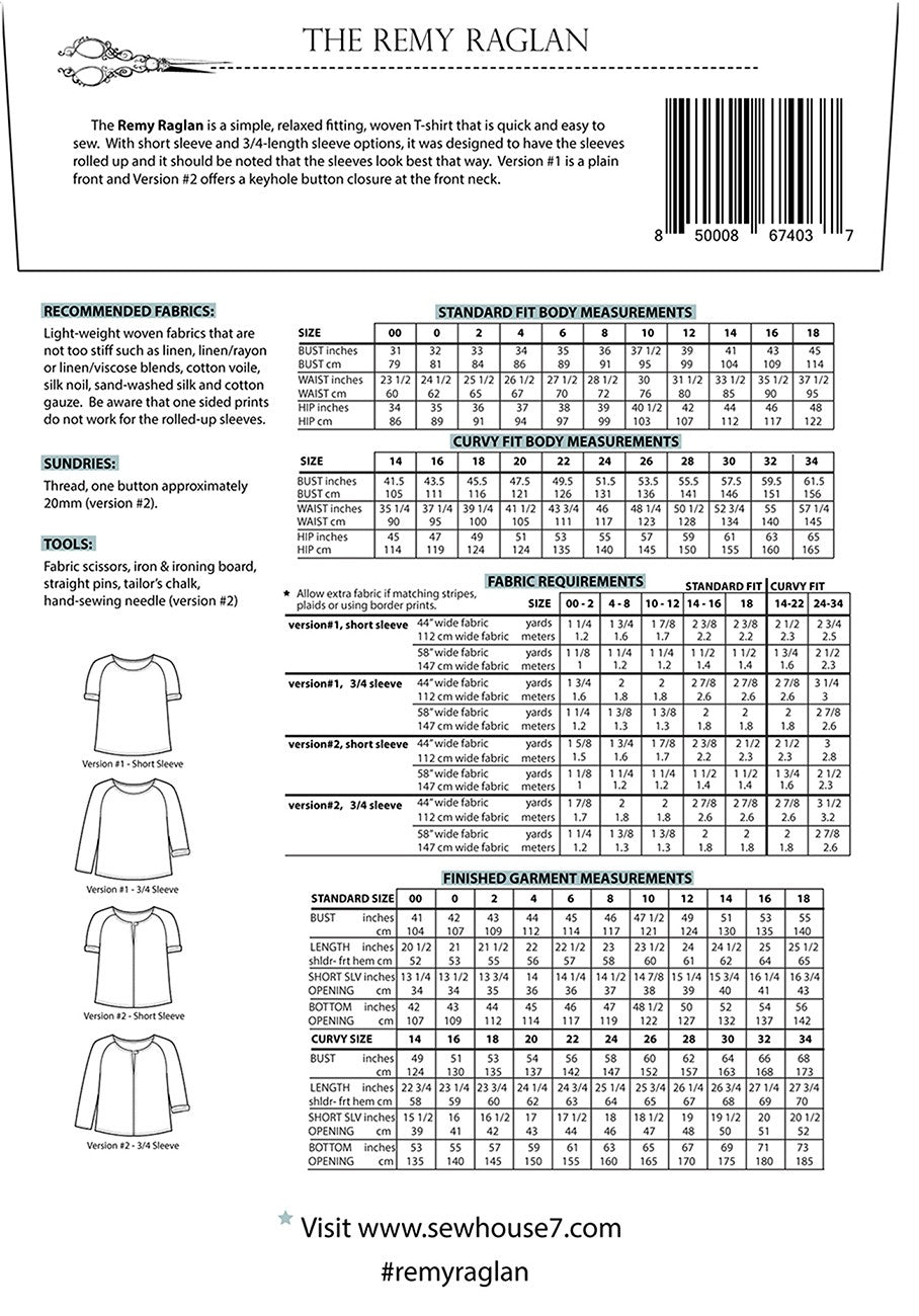 The Remy Raglan Pattern