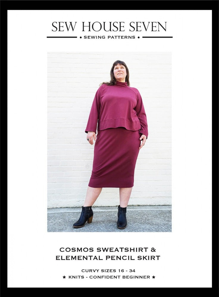 Cosmos Sweatshirt and Skirt Pattern - Curvy Fit