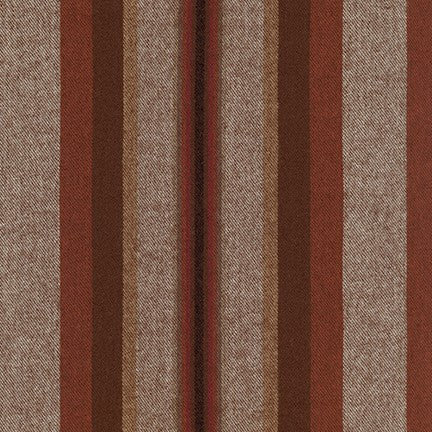 Taos Flannel - Stripes Mocha | Small Bolt