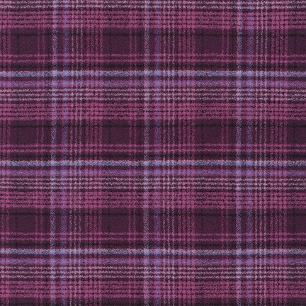 Organic Mammoth Flannel - Aubergine