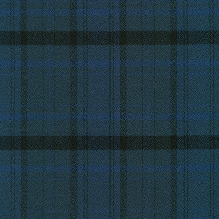 Organic Mammoth Flannel - Navy