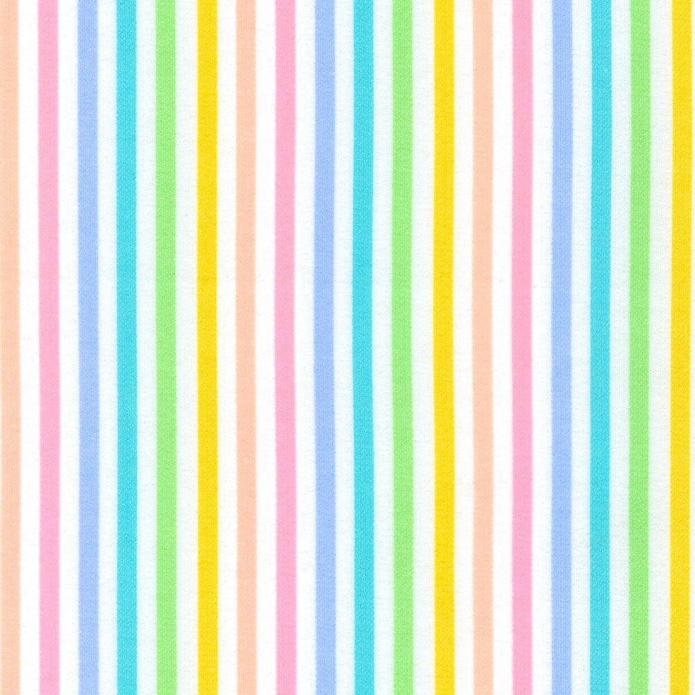 Cozy Cotton Flannel - Pastel Stripe