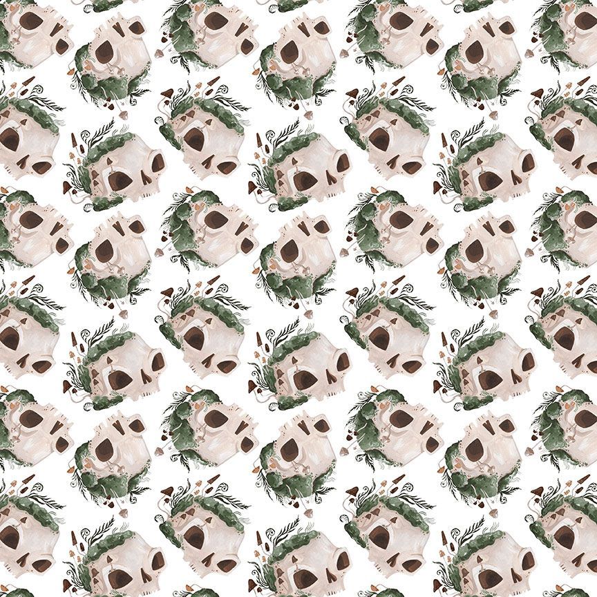 Goblincore - Mossy Skulls