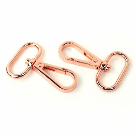 Two Swivel Hooks 1"