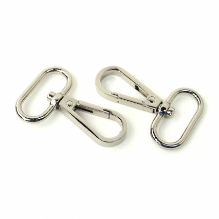 Two Swivel Hooks 1"