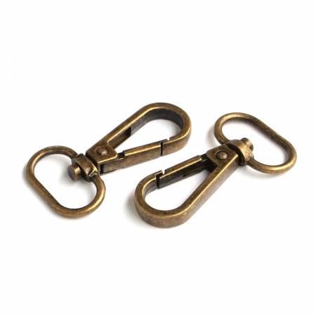 Two Swivel Hooks 3/4"