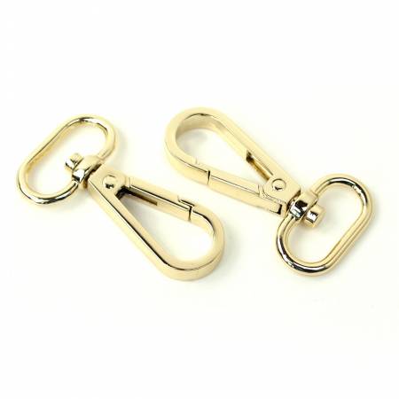 Two Swivel Hooks 3/4"