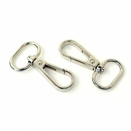 Two Swivel Hooks 3/4"