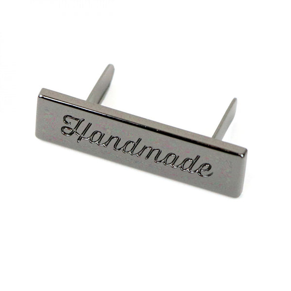 Script Lablled Script Handmade Labels Hardware - Thread Count Fabrics