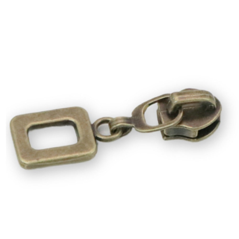 Four Rounded Rectangular Zipper Pulls