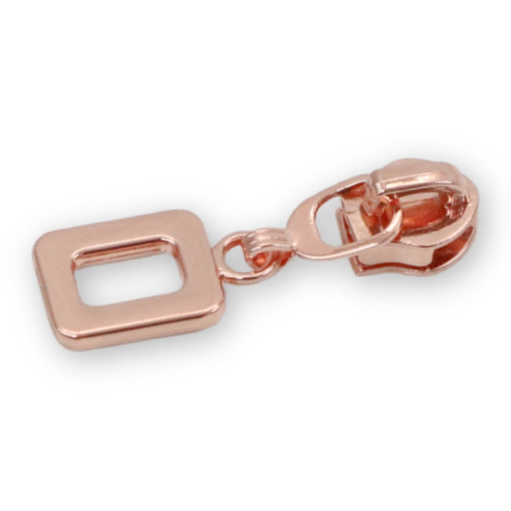 Four Rounded Rectangular Zipper Pulls