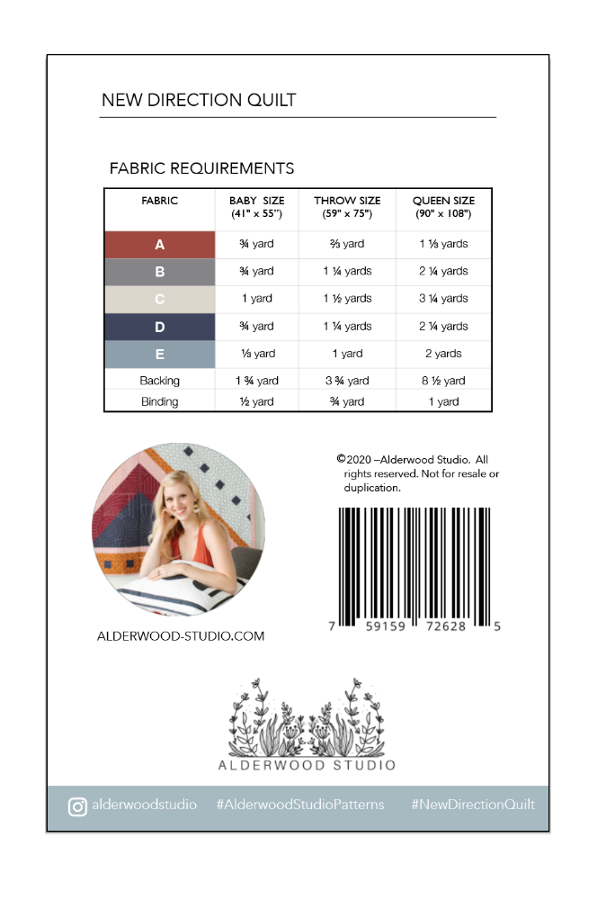 New Direction Quilt Pattern