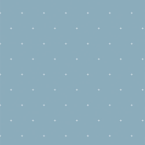 True Blue - Handstitched Mist