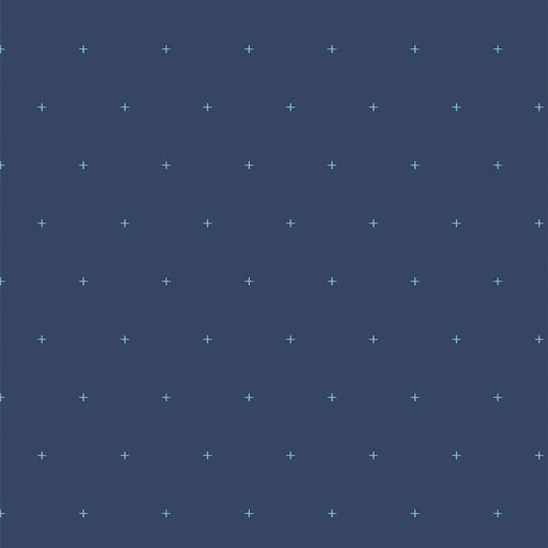 True Blue - Handstitched Fog