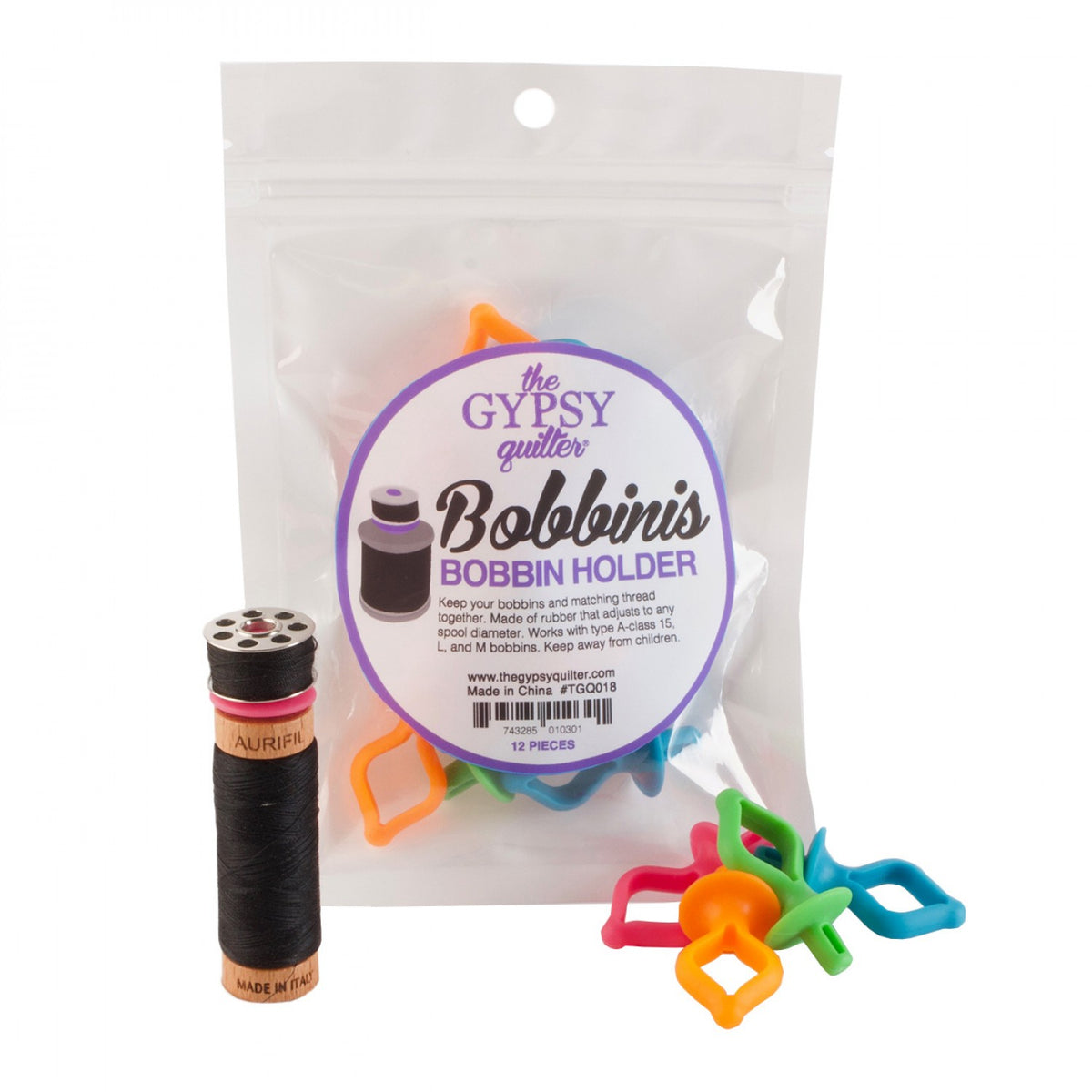 Bobbini Bobbin Holders 12pc Bag