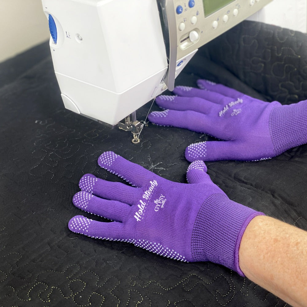 The Gypsy Quilter Hold Steady Machine Gloves One Size