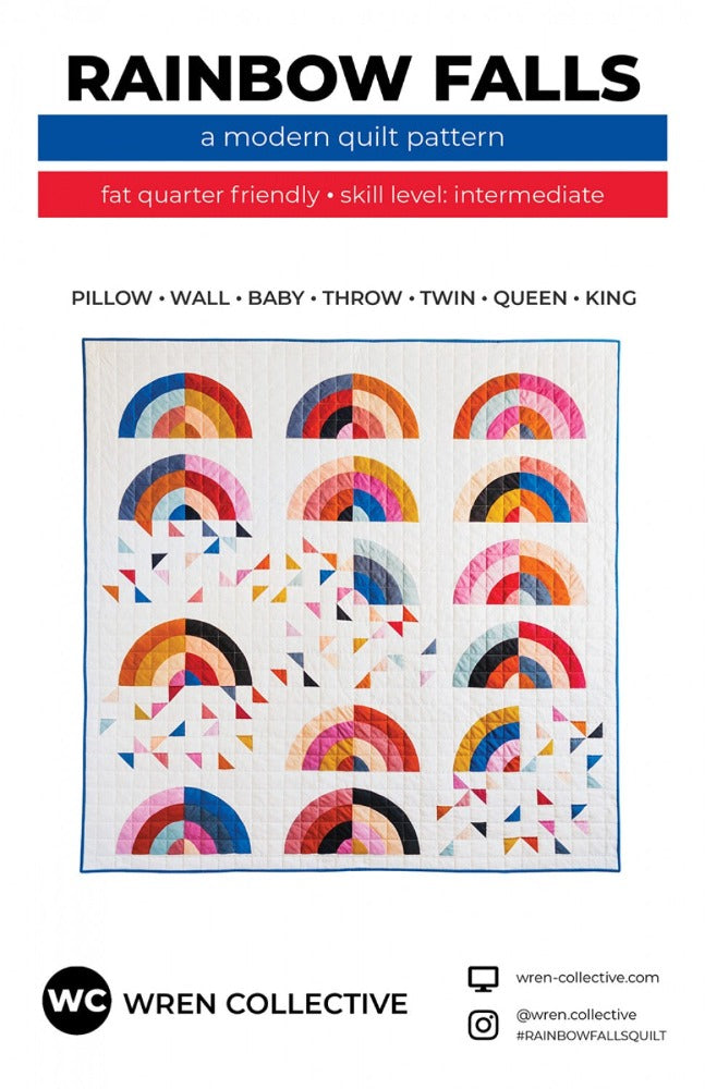 Rainbow Falls Quilt Pattern