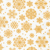 Snowflake Flannel - Honey