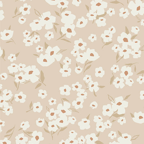 Spring Daisies Ecru - Wide Back