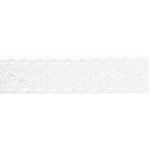Cotton Lace - 25mm - Thread Count Fabrics
