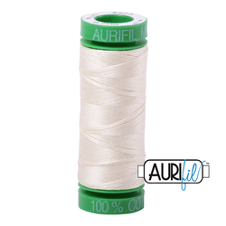 Aurifil 40wt - Chalk | Small Spool