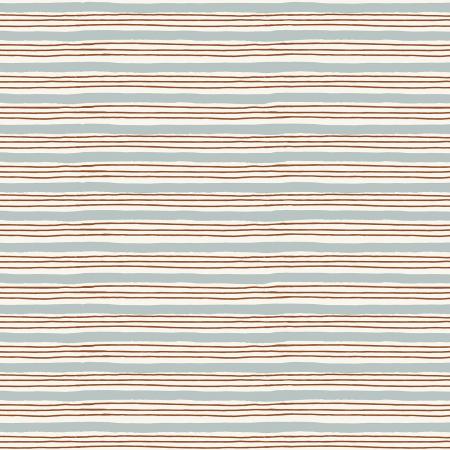 Wallflower - Painterly Stripes - Sky Blue