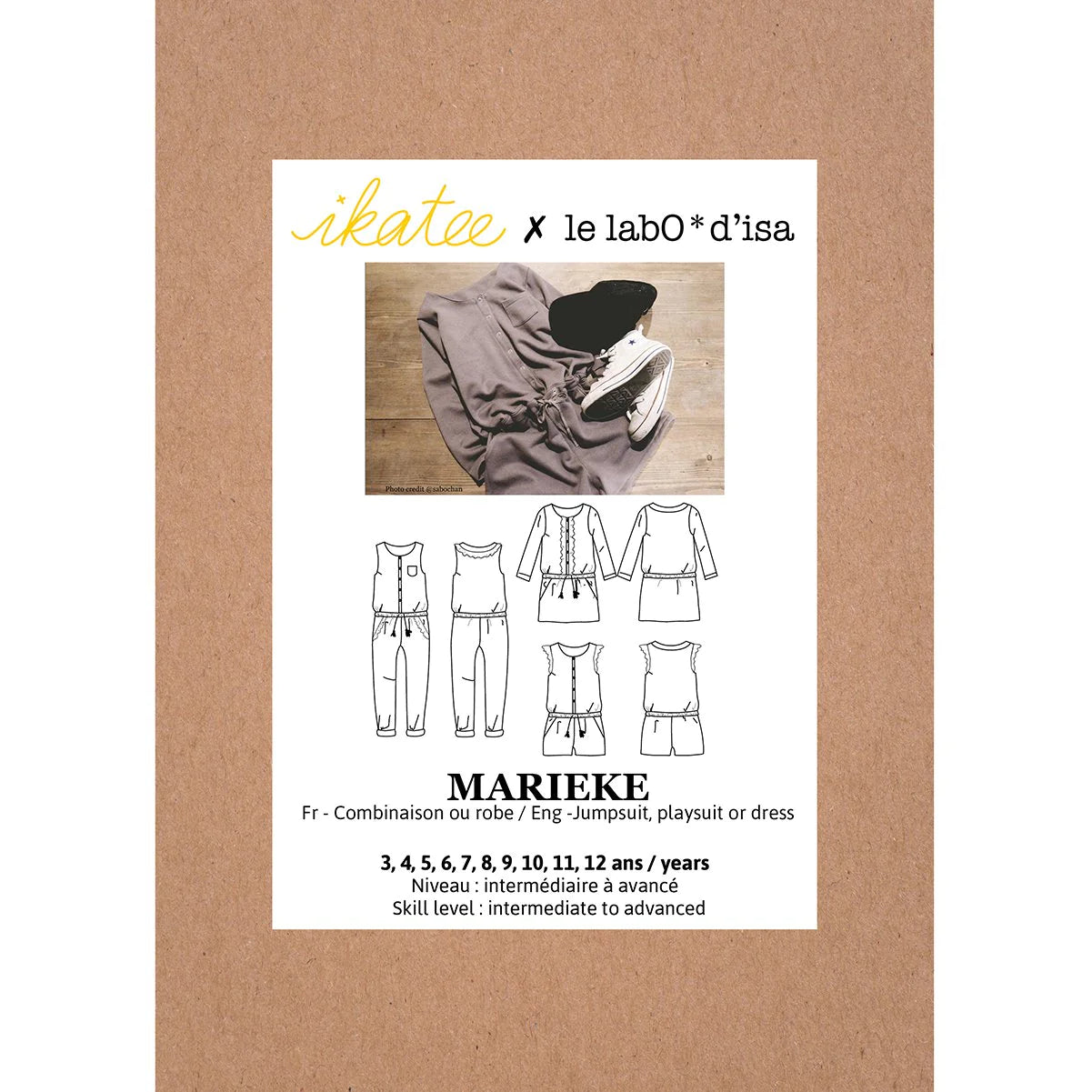 Marieke Jumpsuit and Dress Pattern | 3-12 Years