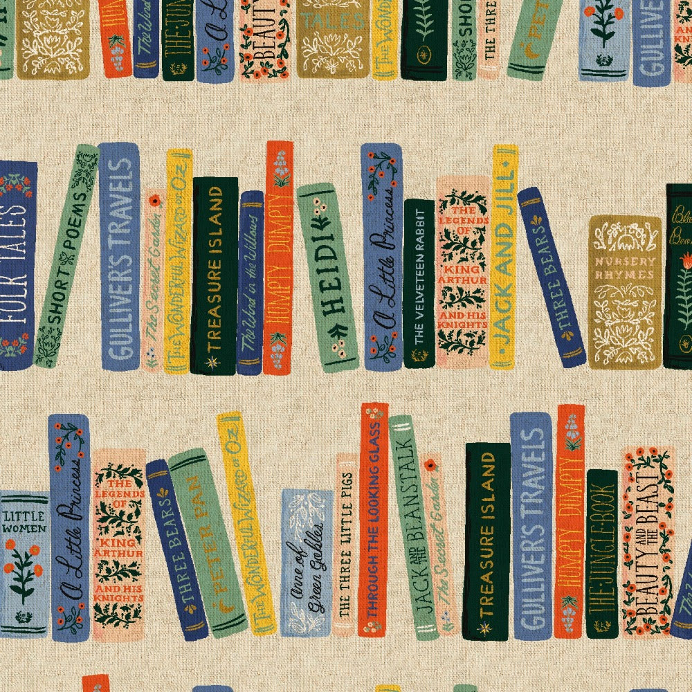 Curio - Book Club Natural Metallic | Canvas