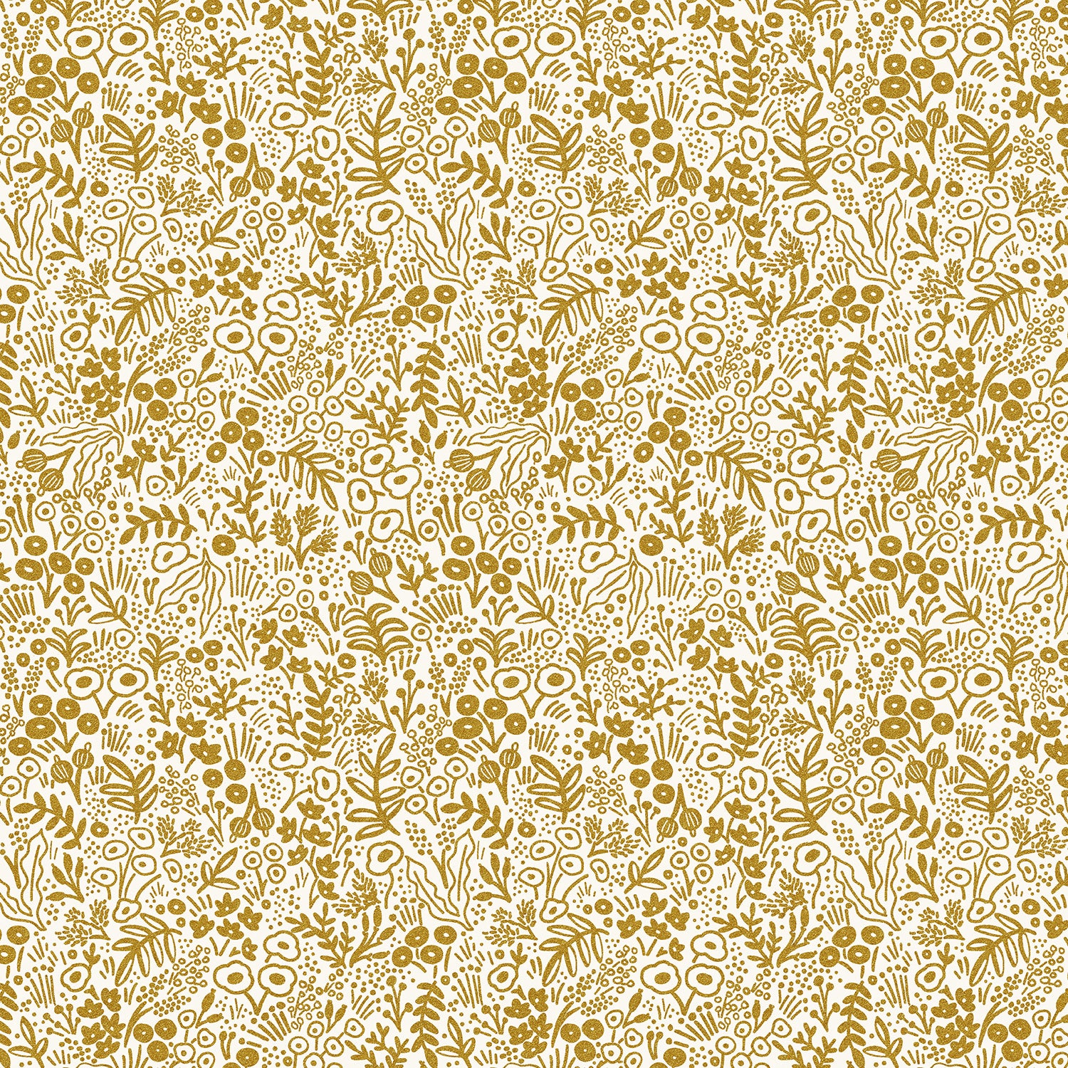 Rifle Paper Co. Basics - Tapestry Lace - Gold Metallic