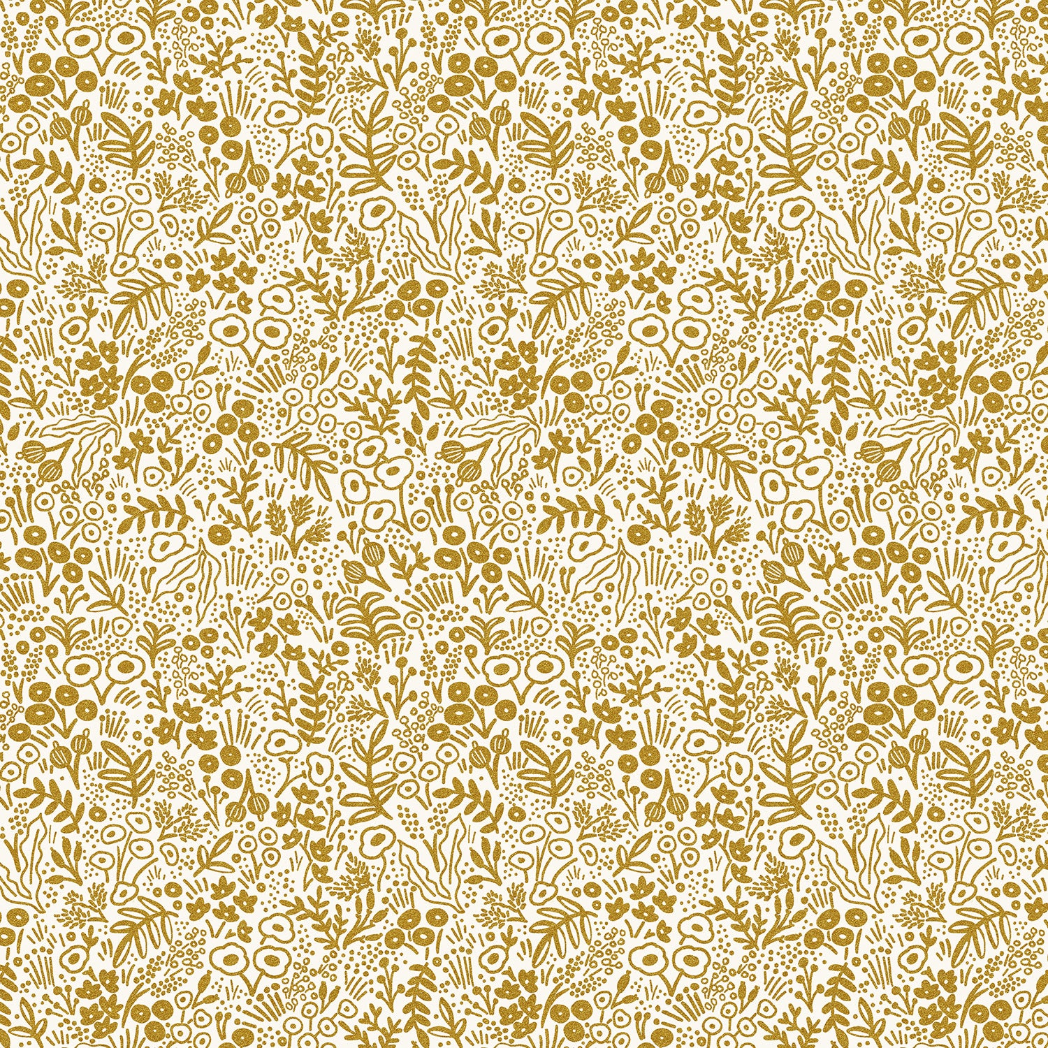 Rifle Paper Co. Basics - Tapestry Lace - Gold Metallic